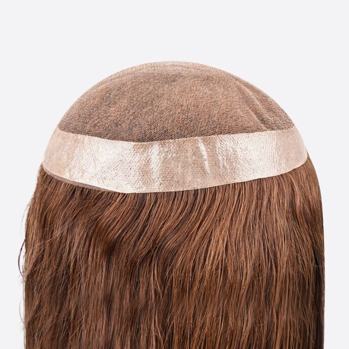 BH10-L Women's Hair Toupee Is Human Hair Toupee From Bono Hair1