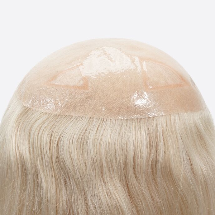 1BNN953500 Custom Women’s Hair Toupee Is Super Fine Mono Toupee for Women From Bono Hair